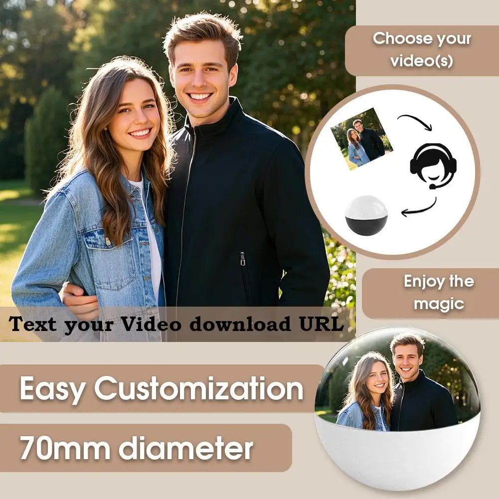 Personalized 3D Crystal Ball