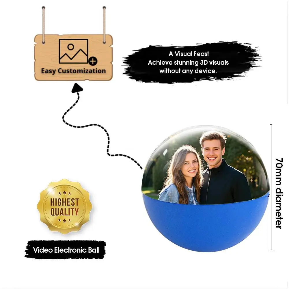 Personalized 3D Crystal Ball