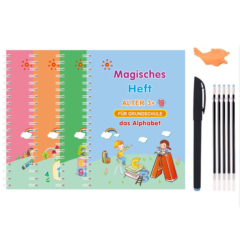 Free Wiping German Magic Copybook