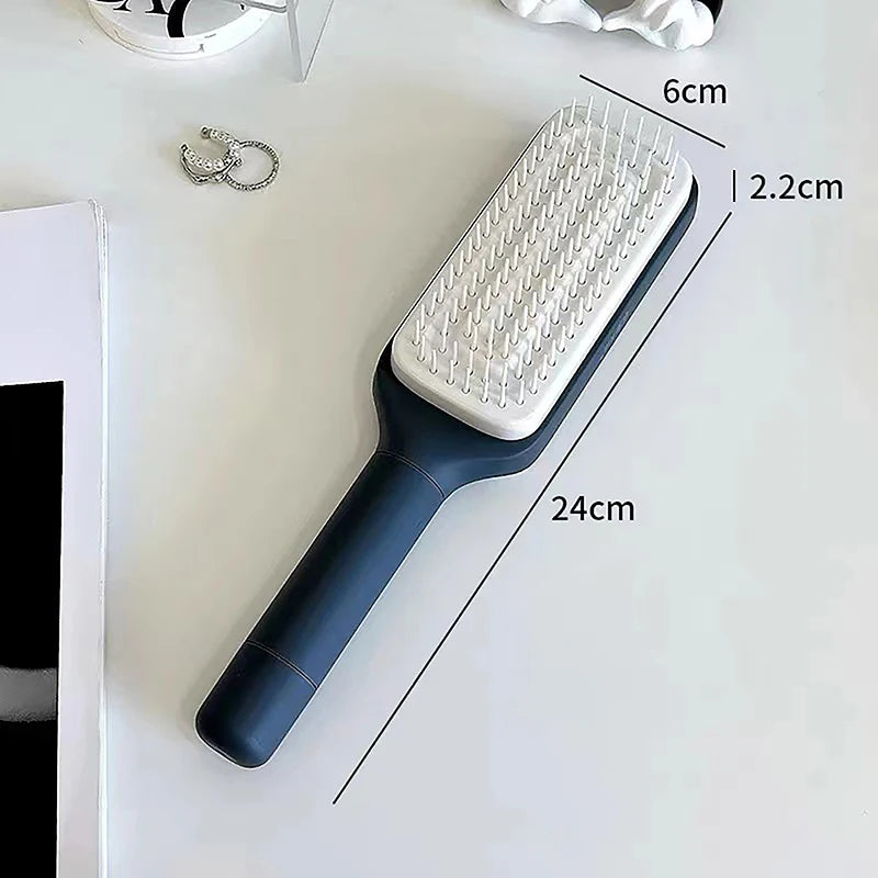 Rotating lifting hair comb