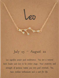 Zodiac Constellation Necklace - Collarbone Chain