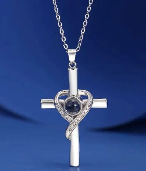 Love Cross Necklace