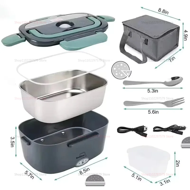 Electric Self-Heating Heated Lunch Box