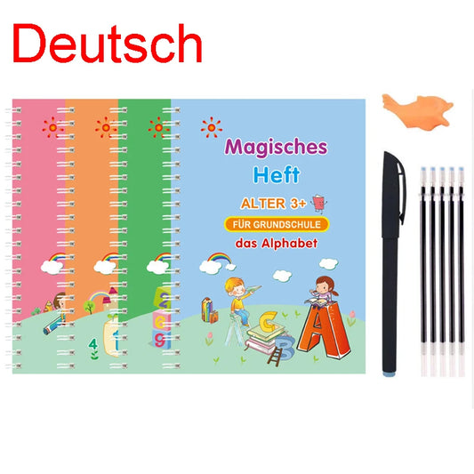 Free Wiping German Magic Copybook