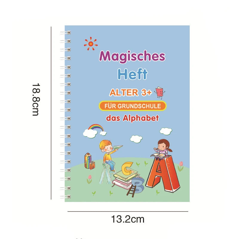 Free Wiping German Magic Copybook