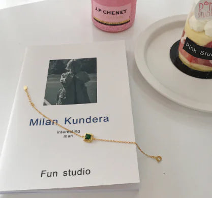 Zircon Stone Adjustable Chain Ring