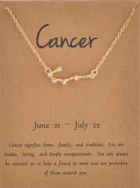 Zodiac Constellation Necklace - Collarbone Chain