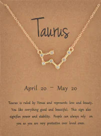 Zodiac Constellation Necklace - Collarbone Chain